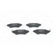 BOSCH 0 986 424 474 - Jeu de 4 plaquettes de frein avant