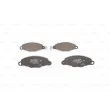 BOSCH 0 986 424 511 - Jeu de 4 plaquettes de frein avant