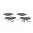 BOSCH 0 986 424 511 - Jeu de 4 plaquettes de frein avant