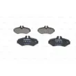 BOSCH 0 986 424 516 - Jeu de 4 plaquettes de frein arrière