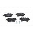 BOSCH 0 986 424 517 - Jeu de 4 plaquettes de frein avant