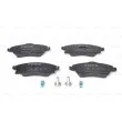 BOSCH 0 986 424 527 - Jeu de 4 plaquettes de frein avant