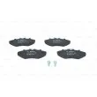 BOSCH 0 986 424 531 - Jeu de 4 plaquettes de frein avant