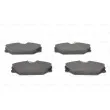 BOSCH 0 986 424 533 - Jeu de 4 plaquettes de frein avant