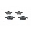 BOSCH 0 986 424 539 - Jeu de 4 plaquettes de frein arrière