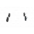 BOSCH 0 986 424 539 - Jeu de 4 plaquettes de frein arrière
