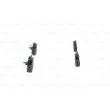 BOSCH 0 986 424 558 - Jeu de 4 plaquettes de frein avant