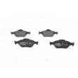 BOSCH 0 986 424 558 - Jeu de 4 plaquettes de frein avant
