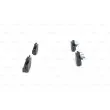 BOSCH 0 986 424 558 - Jeu de 4 plaquettes de frein avant