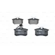 BOSCH 0 986 424 559 - Jeu de 4 plaquettes de frein arrière