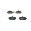 BOSCH 0 986 424 566 - Jeu de 4 plaquettes de frein avant