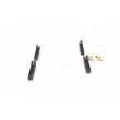 BOSCH 0 986 424 566 - Jeu de 4 plaquettes de frein avant