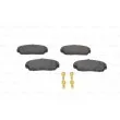 BOSCH 0 986 424 566 - Jeu de 4 plaquettes de frein avant
