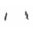 BOSCH 0 986 424 630 - Jeu de 4 plaquettes de frein arrière