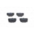 BOSCH 0 986 424 630 - Jeu de 4 plaquettes de frein arrière