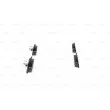BOSCH 0 986 424 645 - Jeu de 4 plaquettes de frein avant