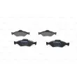 BOSCH 0 986 424 645 - Jeu de 4 plaquettes de frein avant