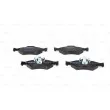 BOSCH 0 986 424 645 - Jeu de 4 plaquettes de frein avant