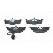 BOSCH 0 986 424 723 - Jeu de 4 plaquettes de frein avant