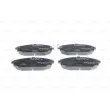 BOSCH 0 986 424 727 - Jeu de 4 plaquettes de frein avant