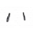 BOSCH 0 986 424 750 - Jeu de 4 plaquettes de frein arrière