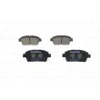 BOSCH 0 986 424 803 - Jeu de 4 plaquettes de frein avant