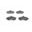 BOSCH 0 986 424 810 - Jeu de 4 plaquettes de frein avant