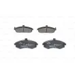 BOSCH 0 986 424 810 - Jeu de 4 plaquettes de frein avant