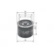 BOSCH 0 986 452 035 - Filtre à huile