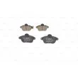 BOSCH 0 986 460 951 - Jeu de 4 plaquettes de frein avant