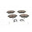 BOSCH 0 986 460 951 - Jeu de 4 plaquettes de frein avant