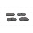 BOSCH 0 986 460 980 - Jeu de 4 plaquettes de frein avant