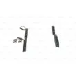 BOSCH 0 986 460 998 - Jeu de 4 plaquettes de frein avant