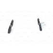 BOSCH 0 986 461 006 - Jeu de 4 plaquettes de frein arrière