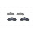 BOSCH 0 986 461 122 - Jeu de 4 plaquettes de frein avant