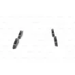 BOSCH 0 986 461 122 - Jeu de 4 plaquettes de frein avant