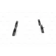 BOSCH 0 986 461 123 - Jeu de 4 plaquettes de frein avant