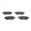 BOSCH 0 986 461 123 - Jeu de 4 plaquettes de frein avant