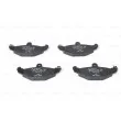 BOSCH 0 986 461 148 - Jeu de 4 plaquettes de frein arrière