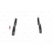 BOSCH 0 986 461 753 - Jeu de 4 plaquettes de frein avant