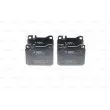 BOSCH 0 986 462 803 - Jeu de 4 plaquettes de frein avant