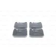 BOSCH 0 986 462 803 - Jeu de 4 plaquettes de frein avant