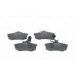 BOSCH 0 986 466 693 - Jeu de 4 plaquettes de frein avant