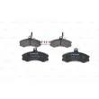 BOSCH 0 986 467 411 - Jeu de 4 plaquettes de frein avant