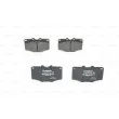 BOSCH 0 986 468 520 - Jeu de 4 plaquettes de frein avant
