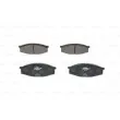 BOSCH 0 986 468 630 - Jeu de 4 plaquettes de frein avant