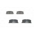 BOSCH 0 986 468 701 - Jeu de 4 plaquettes de frein avant