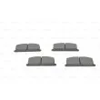 BOSCH 0 986 468 701 - Jeu de 4 plaquettes de frein avant