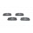 BOSCH 0 986 468 701 - Jeu de 4 plaquettes de frein avant