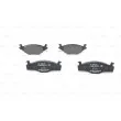 BOSCH 0 986 468 873 - Jeu de 4 plaquettes de frein avant